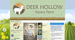 Desktop Screenshot of deerhollowfarm.openherd.com