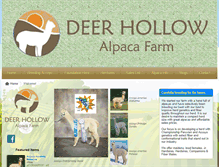 Tablet Screenshot of deerhollowfarm.openherd.com
