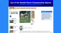 Desktop Screenshot of eyeoftheneedleranch.openherd.com